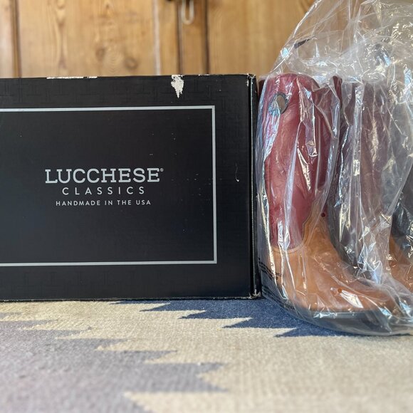 Custom Lucchese Burns Cowboy Boots NIB - Picture 2 of 9